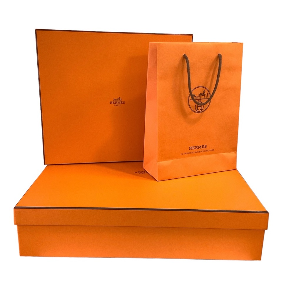 Hermès 3 Pack Gift Boxes and Shopping Bag